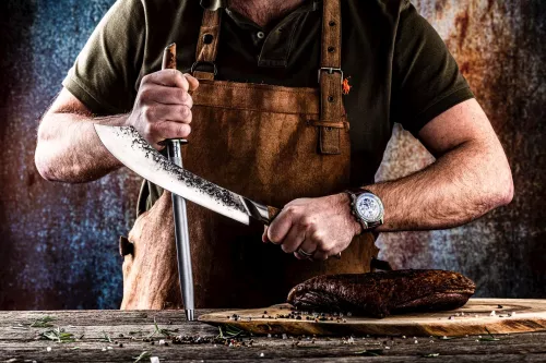 Geschmiedet Geschmiedeter Katai-Wetzstahl (KatAanzet)