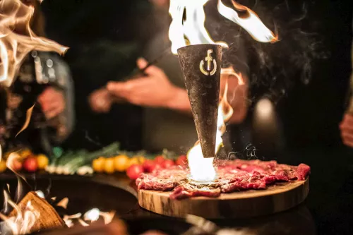 Geschmiedet Geschmiedeter Flambadou (OLFlambadou)