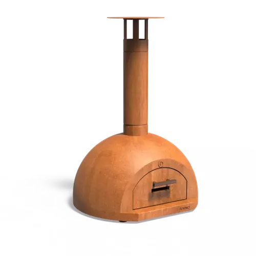 Forno Dome Pizzaofen Cortenstahl
