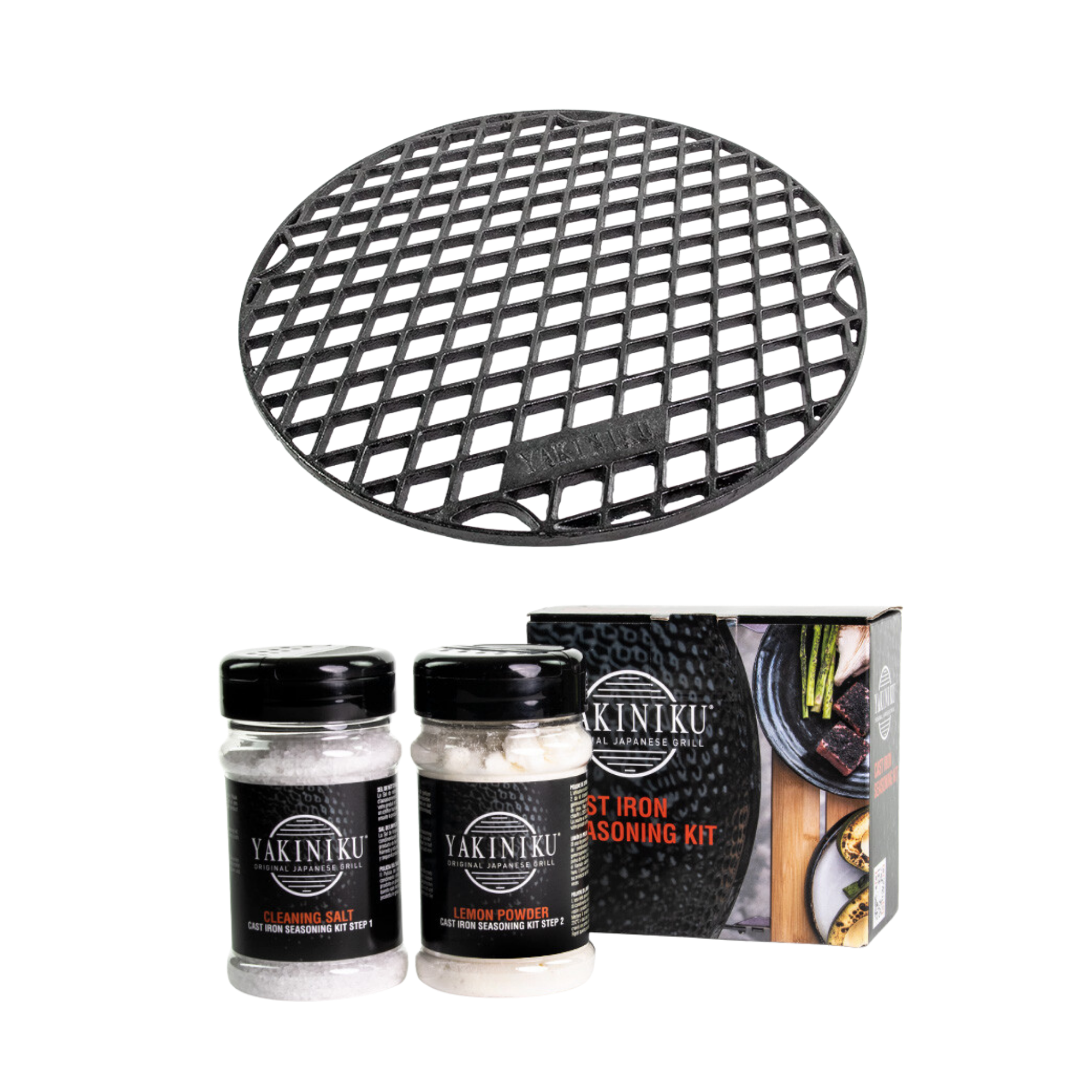 YAKINIKU Gusseisenrost | GROSS mit GRATIS Einbrennset