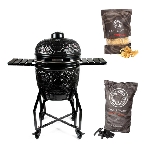 YAKINIKU Kamado Black Edition Großes Basic Starterset